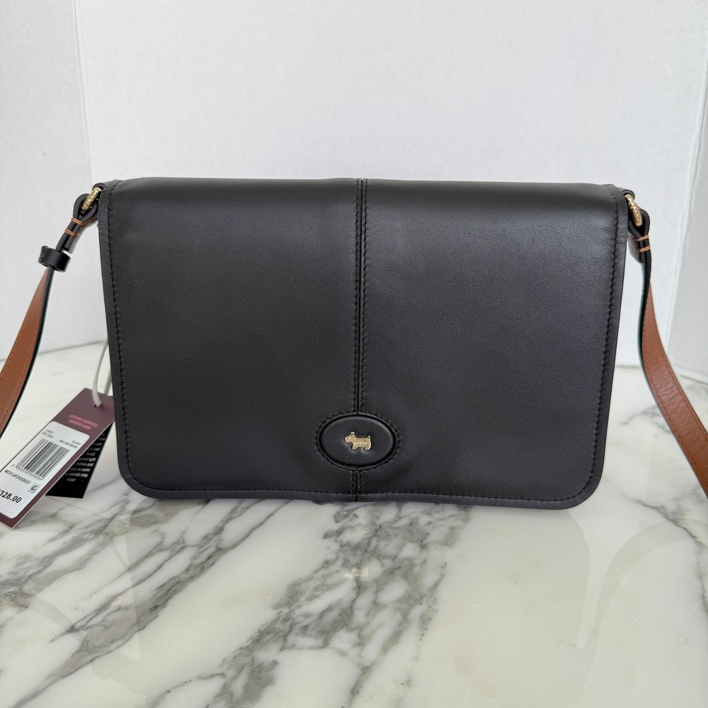 Radley London Maldon Mews Medium Flapover Cross Body Black Leather - 112932 - Picture 3 of 16